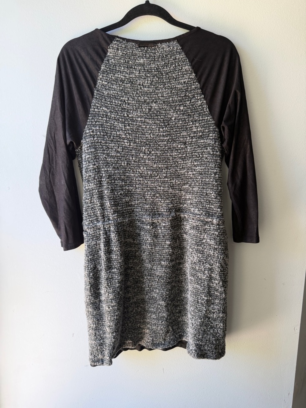 Mini Dress Vintage Armani Exchange  Black & Gray Size L - Picture 3 of 3